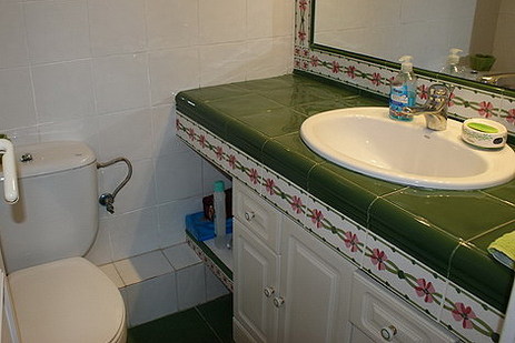 SALLE-DE-BAINS AVEC DOUCHE Appartement TORREMAR à Benicarlo