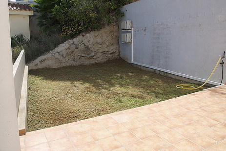 Un des jardins privés de la Résidence Bonavista, Peñiscola