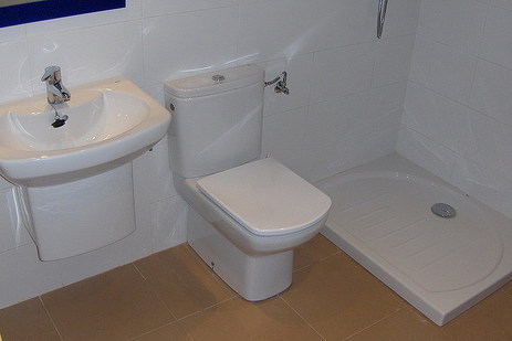 Salle-de-bains avec douche, Résidence Bonavista, Peñiscola