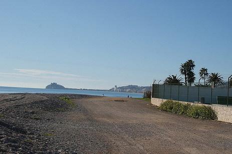 Vue mer et château de Peñiscola, maison Plenamar, Benicarlo