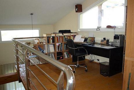 Bureau dans la mezzanine, Maison mittoyenne Ciudad Jardín, Peñiscola