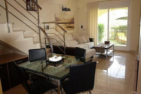 Salon salle à manger, Maison mittoyenne Ciudad Jardín, Peñiscola