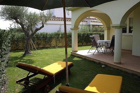 Terrasse et jardin, Maison mittoyenne Ciudad Jardín, Peñiscola