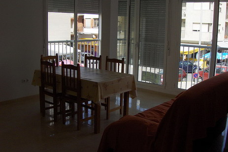 Salon salle à manger, appartement Felipe V, Peñiscola