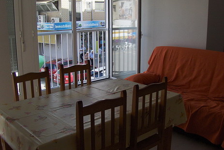 Salon salle à manger, appartement Felipe V, Peñiscola