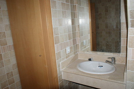Salle de bains avec baignoire, ático Soldemar, Benicarló