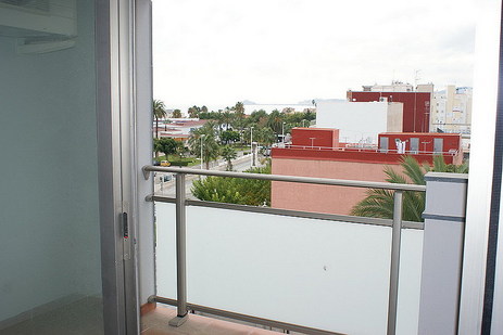 Terrasse avec vue mer et château, ático Soldemar, Benicarló